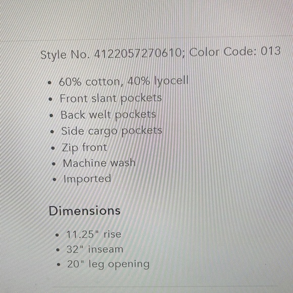 Paige Dion High-Rise Wide- Leg Cargo Jeans - Picture 2 of 7